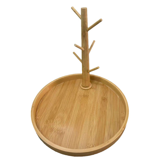 Imagem SUPORTE DE BAMBU PARA CANECAS 28X30X30CM - TUUT