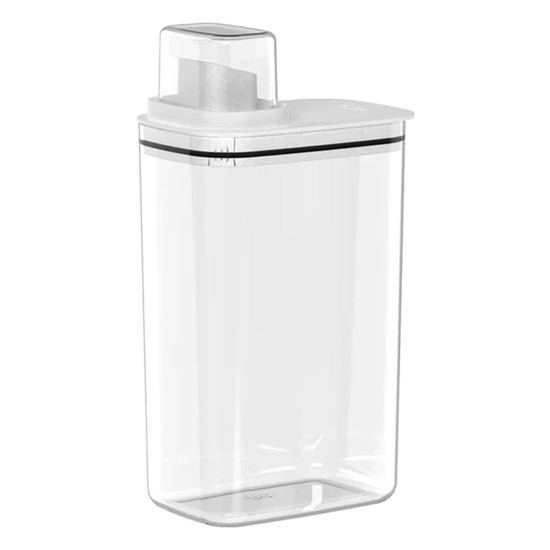 Imagem DISPENSER BRANCO PARA SABÃO LÍQUIDO 2,3L LINHA FLOW 26,7X15X10CM - OU