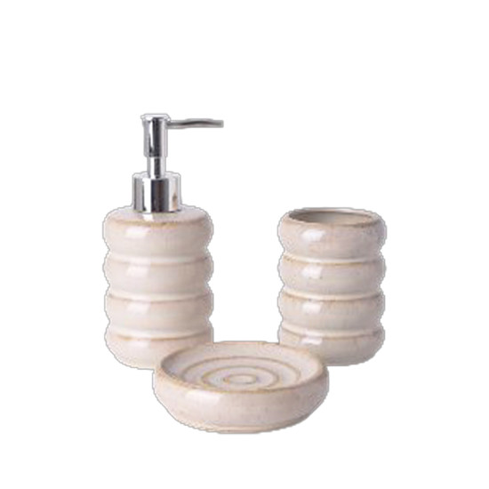 Imagem JOGO DE PORCELANA PARA BANHEIRO 3 PEÇAS - TUUT