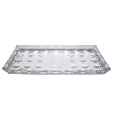 Imagem de CENTRO DE MESA DECORATIVO DE VIDRO 3X34,5X17CM - ADELY CRYSTAL - Dayhome Comercial Ltda