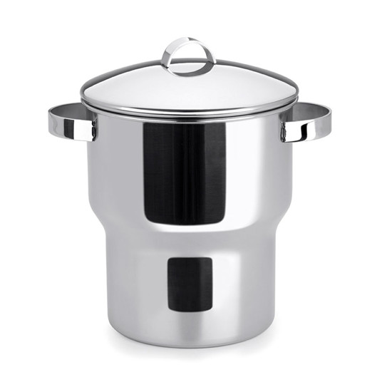 Imagem APARELHO PARA CUSCUZ 3L EM AÇO INOX 21X21X21CM - FORMA