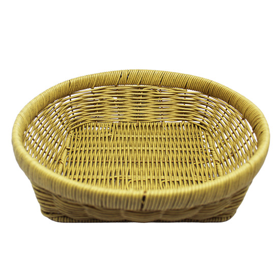 Imagem CESTO REDONDO DECORATIVO DE FIBRA SINTÉTICA 7X28CM - ENTRECASA