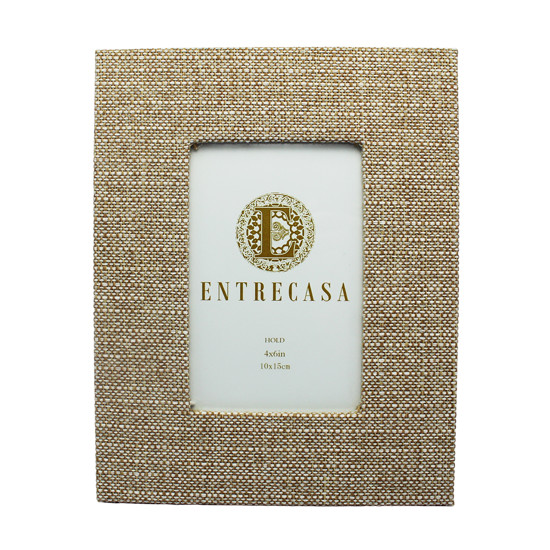 Imagem PORTA RETRATO DECORATIVO DE MDF BEGE 10X15CM - ENTRECASA