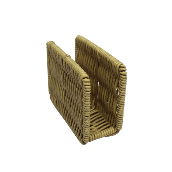 Imagem PORTA-GUARDANAPO DE FIBRA SINTÉTICA BEGE 9X12X5CM - ENTRECASA