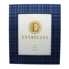 Imagem de PORTA RETRATO RETANGULAR DECORATIVO DE MDF AZUL 20X25CM - ENTRECASA - Inverno Verao Comercio De Modas E Decoracao Eireli