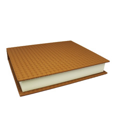 Imagem de CAIXA LIVRO DECORATIVA DE MDF TEXTURIZADO CARAMELO 5X32X27CM - ENTRECASA - Inverno Verao Comercio De Modas E Decoracao Eireli