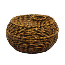 Imagem de CESTO REDONDO DE FIBRA SINTÉTICA COM TAMPA 13X28X28CM - ENTRECASA - Inverno Verao Comercio De Modas E Decoracao Eireli