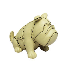 Imagem de ESCULTURA DECORATIVA CACHORRO BEGE DE RESINA 9X14X8CM - ENTRECASA - Inverno Verao Comercio De Modas E Decoracao Eireli