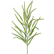 Imagem de HASTE DECORATIVA DE CATTAIL VERDE DE PLÁSTICO MOLDÁVEL 75X15X15CM - GRILLO - Grillo Ltda