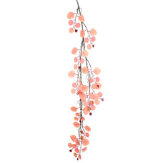 Imagem de PENDENTE DECORATIVO DE EUCALIPTO OUTONO DE PLÁSTICO MOLDÁVEL 120X7X7CM - GRILLO - Grillo Ltda