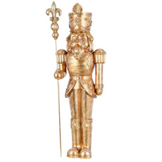 Imagem de QUEBRA NOZES DOURADO DE RESINA 100X30X20CM - GRILLO - Grillo Ltda