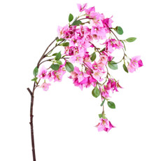 Imagem de HASTE DECORATIVA DE BOUGAINVILLE LAVANDA DE PLÁSTICO MOLDÁVEL 95X20X30CM - GRILLO - Grillo Ltda