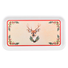 Imagem de PRATO RETANGULAR DE MALAMINA PARA TORTAS 2X30X16CM - GRILLO - Grillo Ltda