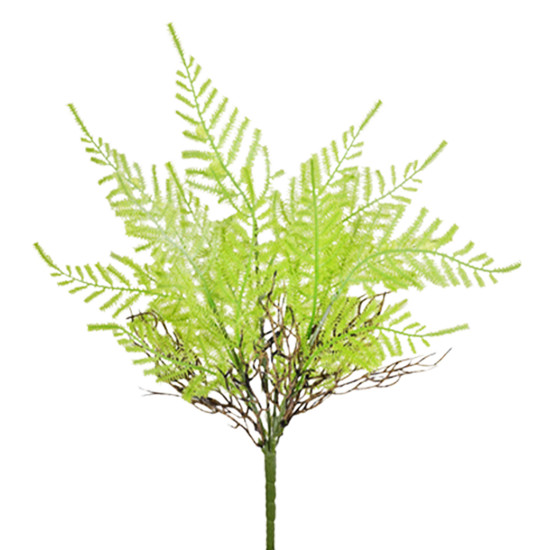 Imagem BUQUÊ DECORATIVO DE FOLHAGEM DE SAMAMBAIA BOSTON VERDE CLARO 40X22X22CM - GRILLO