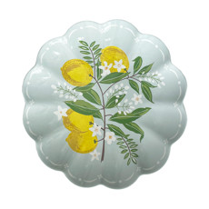 Imagem de PRATO PARA SOBREMESA LIMONE CELESTE DE MELAMINA 2,5X23X23CM - TUUT - Yangzi Brasil Corporation S A 