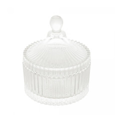 Imagem de POTICHE CARROSEL DECORATIVO EM CRISTAL 12,5X10,5CM - LYOR - Coliseu Presentes Ltda