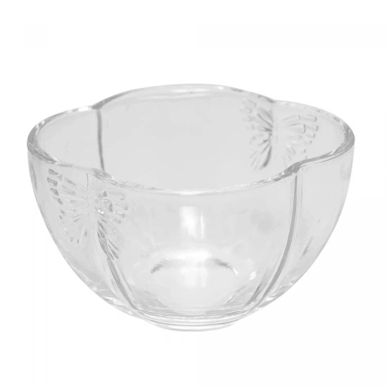 Imagem CONJUNTO 4 BOWLS EM VIDRO BUTTERFLY 11CM X 11CM X 6,5CM - WOLFF