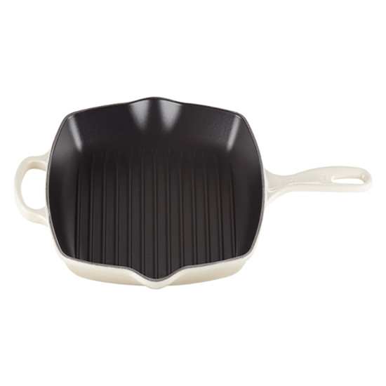 Imagem GRELHA QUADRADA MERINGUE DE FERRO FUNDIDO 26CM - LE CREUSET