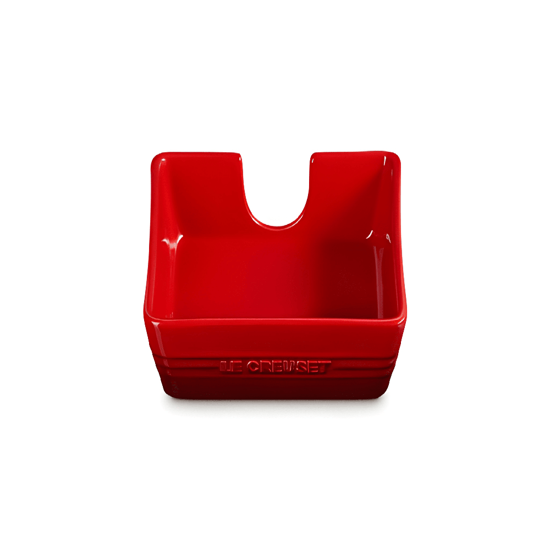 Imagem PORTA GUARDANAPO SIGNATURE VERMELHO DE CERÂMICA 5,4X15,3X15,3CM - LE CREUSET