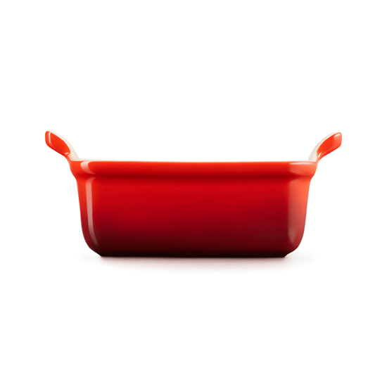 Imagem TRAVESSA RETANGULAR HERITAGE VERMELHA EM CERÂMICA 9,1X39X25,4CM - LE CREUSET
