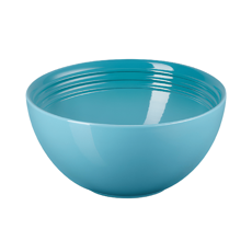 Imagem de BOWL VANCOUVER 2,2L REDONDO DE SERVIR AZUL CARIBE DE CERÂMICA - LE CREUSET - Le Creuset Do Brasil 