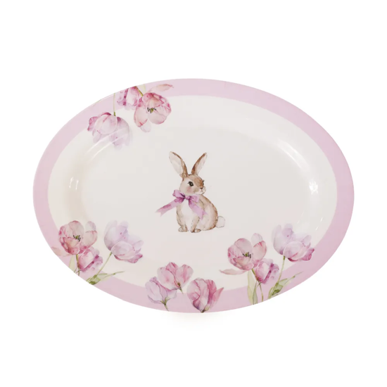 Imagem BANDEJA OVAL DE MELAMINA 2X35X25,5CM - CROMUS