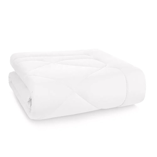 Imagem EDREDOM QUEEN 300 FIOS 100% ALGODÃO EGÍPCIO GRASSO BRANCO - TRUSSARDI