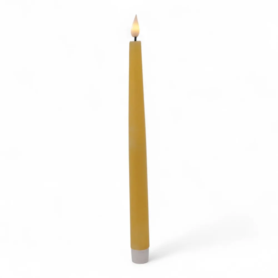 Imagem VELAS DE PARAFINA AMARELA DE LED COR QUENTE COM 2 UNIDADES 29X2X2CM - CROMUS