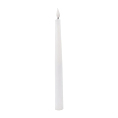 Imagem de VELAS DE PARAFINA BRANCO DE LED COR QUENTE COM 2 UNIDADES 29X2X2CM - CROMUS - Cromus Embalagens Ind E Com Ltda
