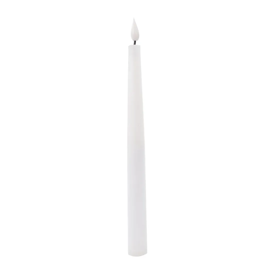 Imagem VELAS DE PARAFINA BRANCO DE LED COR QUENTE COM 2 UNIDADES 29X2X2CM - CROMUS