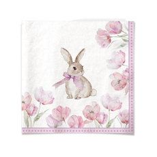 Imagem de GUARDANAPOS DE PAPEL COELHA DA PÁSCOA 20 FOLHAS 32,5X32,5CM - CROMUS - Cromus Embalagens Ind E Com Ltda