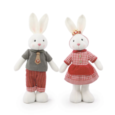 Imagem de COELHA/COELHO DA PÁSCOA DECORATIVO DE POLIÉSTER 52X19X12CM - CROMUS - Cromus Embalagens Ind E Com Ltda