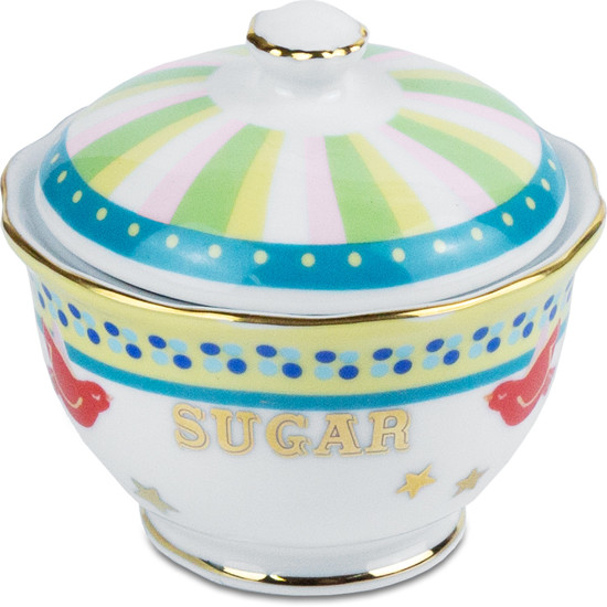 Imagem AÇUCAREIRO DE PORCELANA MAMMA MIA 9,5X10,5X10,5CM - BACI MILANO