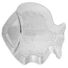 Imagem de PETISQUEIRA EM ACRÍLICO TRANSPARENTE FORMATO PEIXE 5X46X33CM - ENTRECASA - Inverno Verao Comercio De Modas E Decoracao Eireli