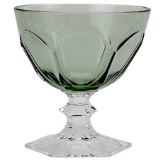 Imagem de TAÇA SEXTAVADA EM ACRÍLICO VERDE TRANSPARENTE 18X9,5X9,5CM - ENTRECASA - Inverno Verao Comercio De Modas E Decoracao Eireli