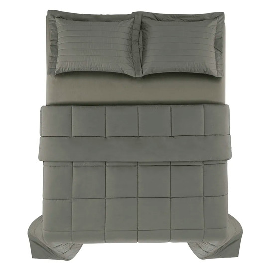 Imagem EDREDOM KING 200 FIOS 100% ALGODÃO VINCI METALLO - TRUSSARDI