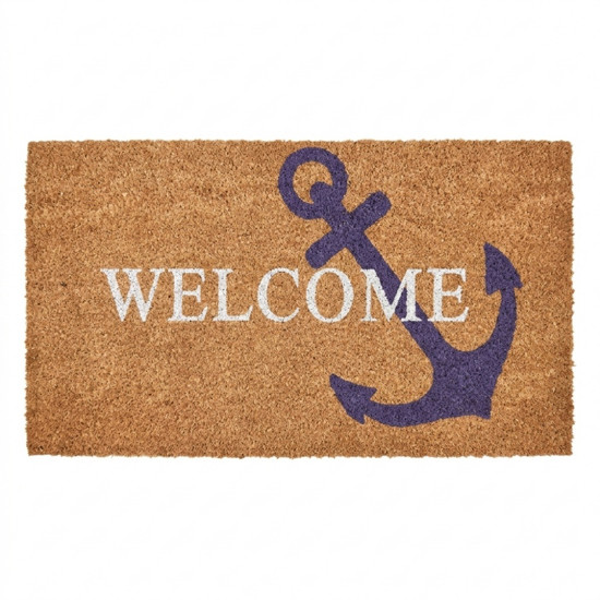 Imagem TAPETE FIBRA DE COCO WELCOME ANCORA 30X60CM