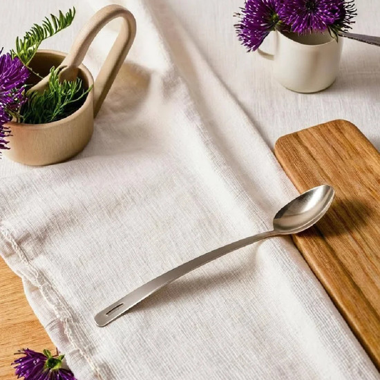 Imagem COLHER DE SERVIR INOX GOLD 36CM 