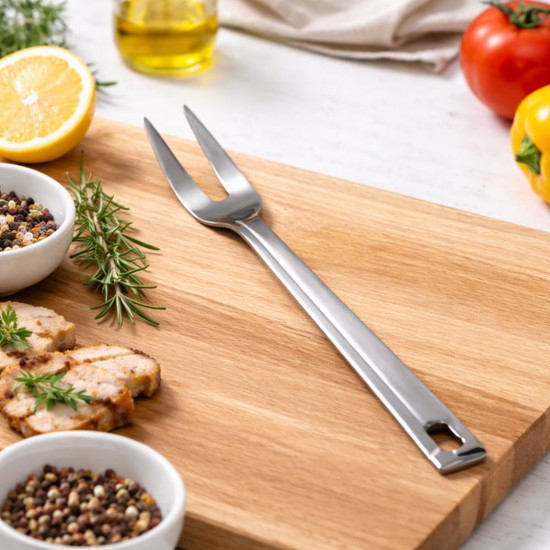 Imagem GARFO DE FRITURA INOX GOLD 35CM - CM48 - MINHA CASA TEM 