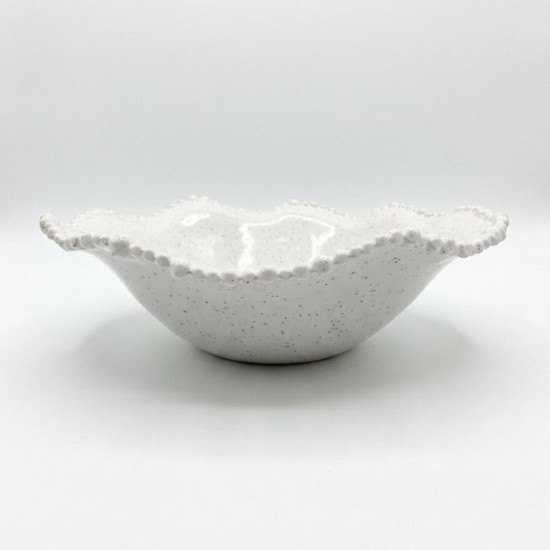 Imagem BOWL EM MELAMINA COM BORDA EM RELEVO BRANCO