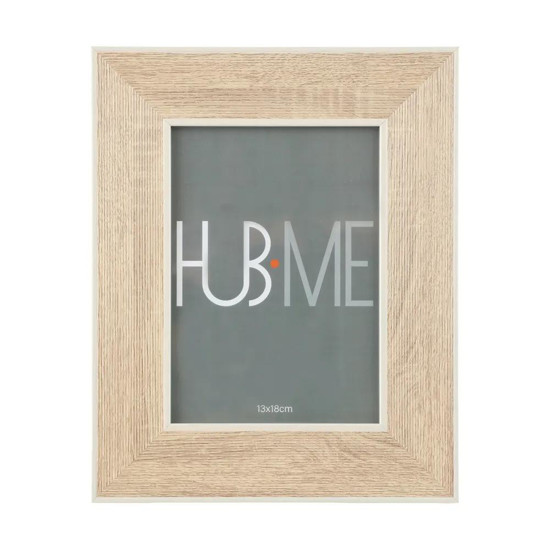 Imagem PORTA RETRATO BORDA AMADEIRADA NAT 20,5CMX25,5CMX1