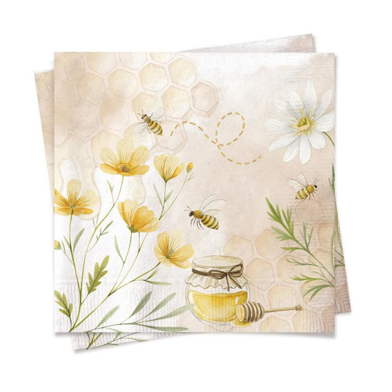 Imagem GUARDANAPO PAP HONEY 32,5X32,5 PT C/20 FLS