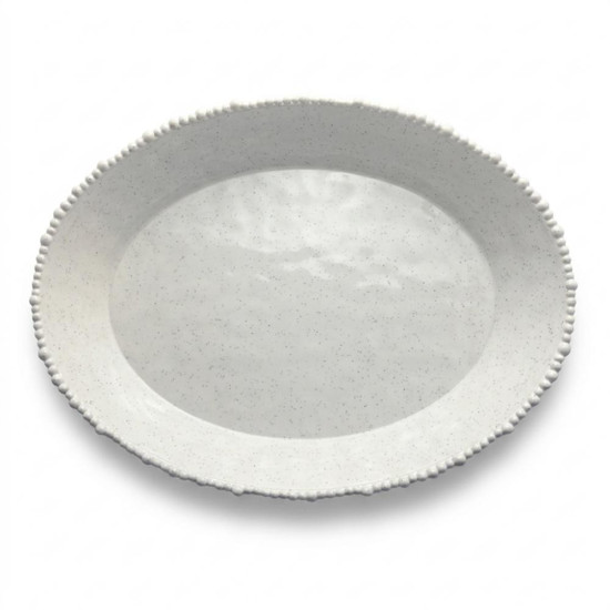 Imagem TRAVESSA EM MELAMINA COM BORDA EM RELEVO BRANCA