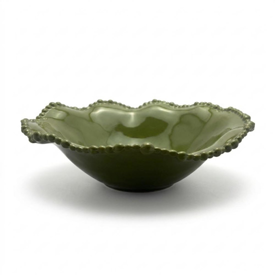 Imagem BOWL EM MELAMINA COM BORDA EM RELEVO VERDE