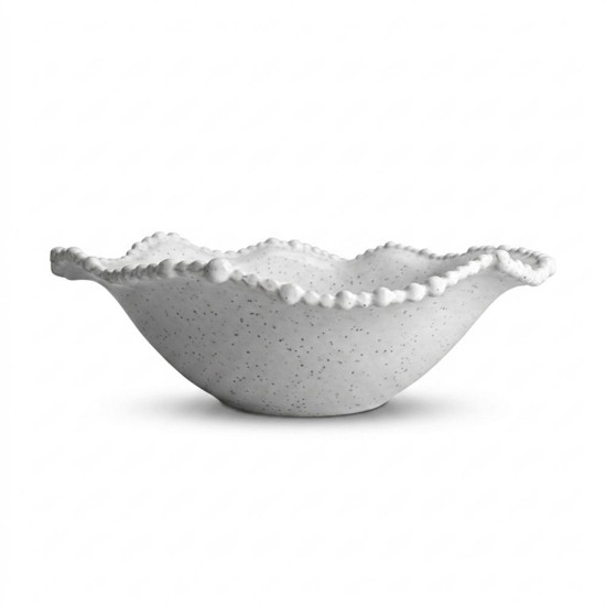 Imagem BOWL EM MELAMINA COM BORDA EM RELEVO BRANCO