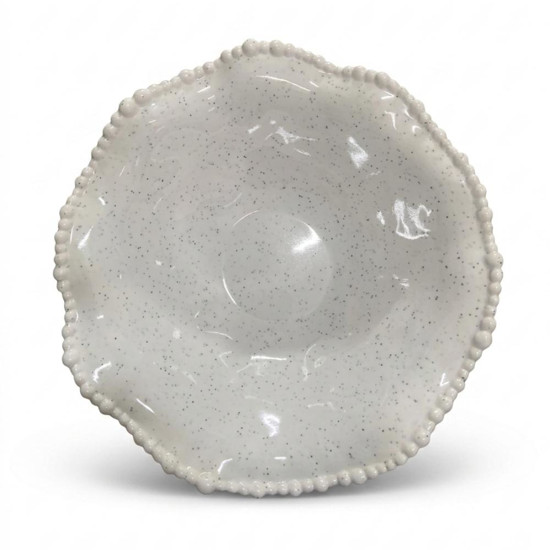 Imagem BOWL EM MELAMINA COM BORDA EM RELEVO BRANCO