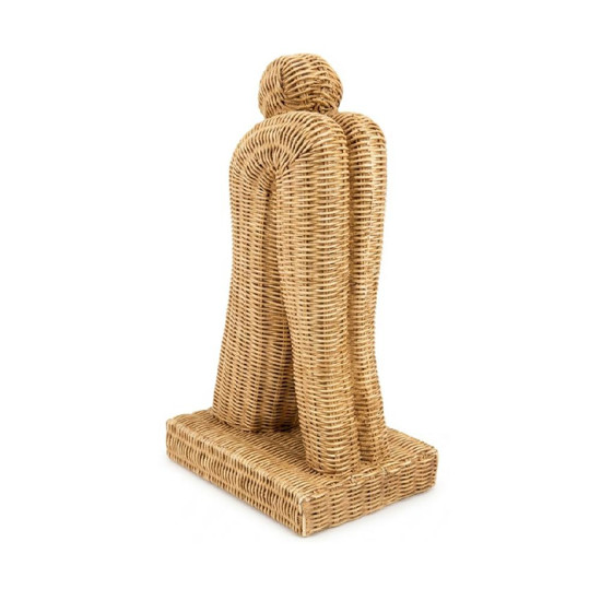 Imagem ESCULTURA PONTA DE PE EM RESINA TEXTURA PALHA