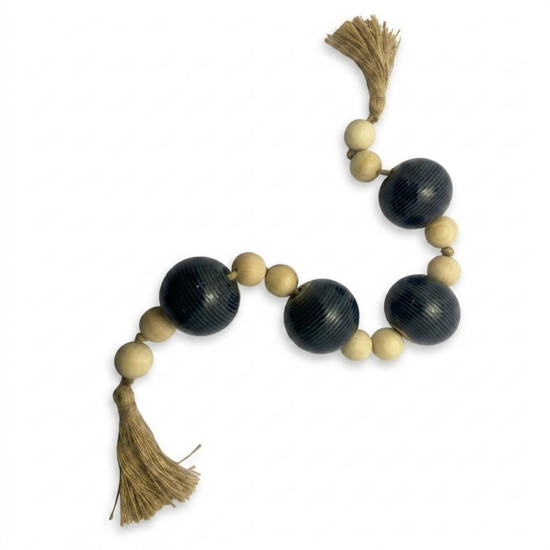 Imagem OBJETO DECORATIVO BOLAS EM MADEIRA CERAMICA