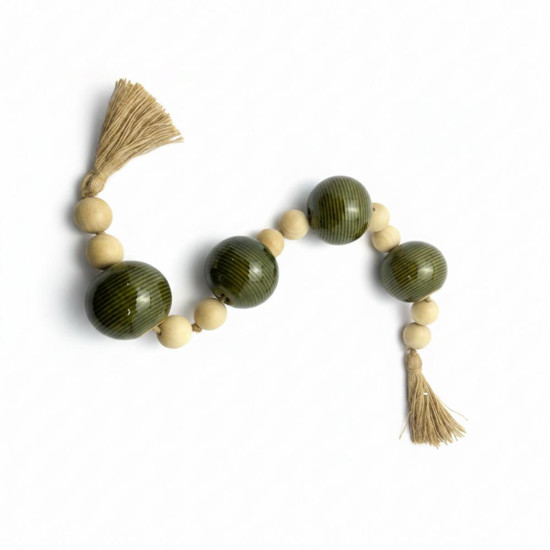 Imagem OBJETO DECORATIVO BOLAS EM MADEIRA CERAMICA