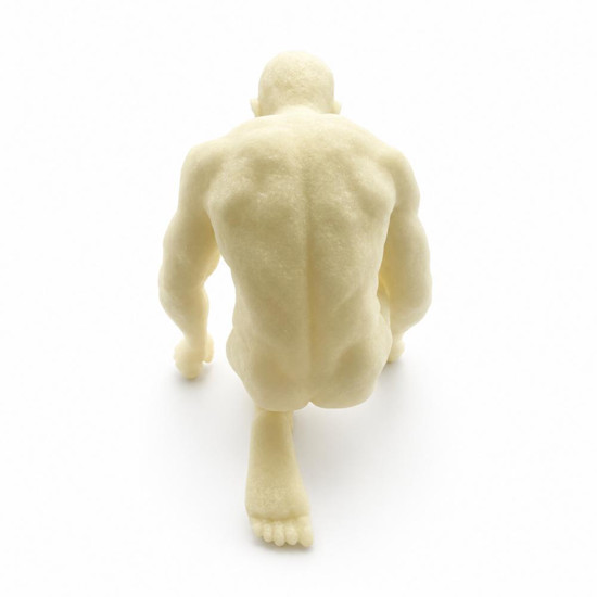 Imagem ESCULTURA HOMEM ABAIXADO EM MARMORE TAM 24CM